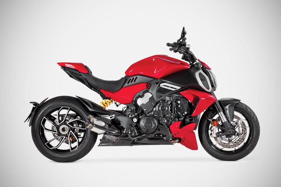 DIAVEL V4 EXHAUST | PREDATOR SLIP-ON KIT FULL (23-24)