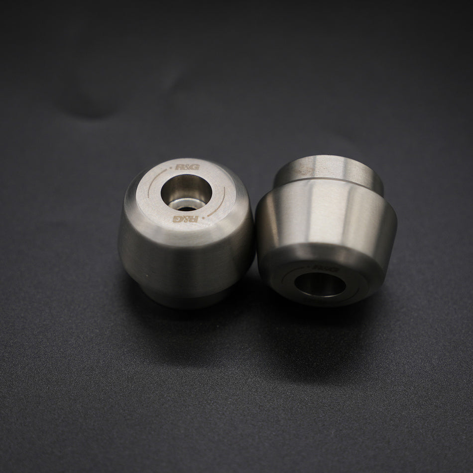 R&G Stainless Steel Bar Ends for the  Triumph Tiger 1200 GT/GT Explorer/GT Pro/Rally Explorer/Rally Pro '22- (With OEM Handguards)
