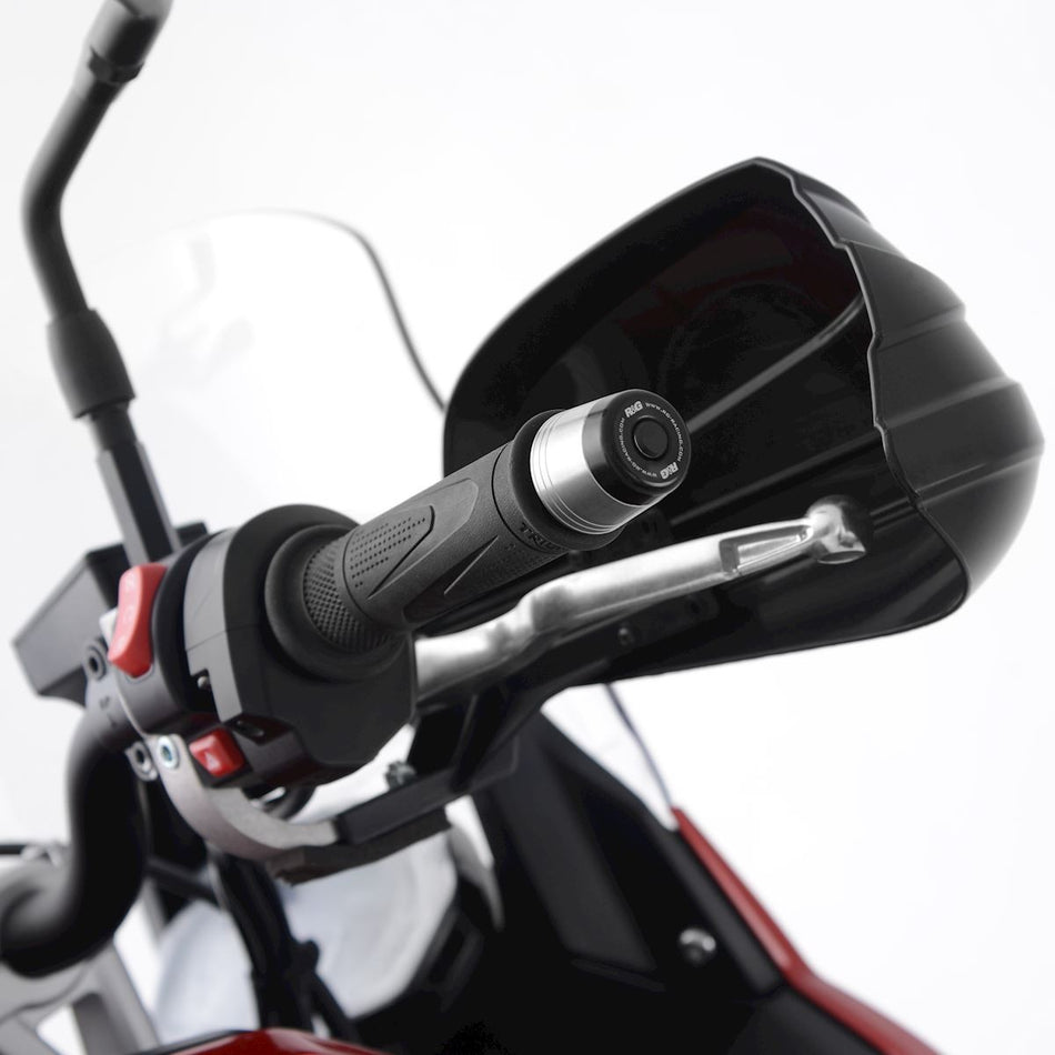 Bar End Sliders for Triumph Trident 660 '21- '24, Daytona 660 '24-,  Speed Triple 1200 RS '21-  (without mirrors) & Royal Enfield Continental GT 650 19-