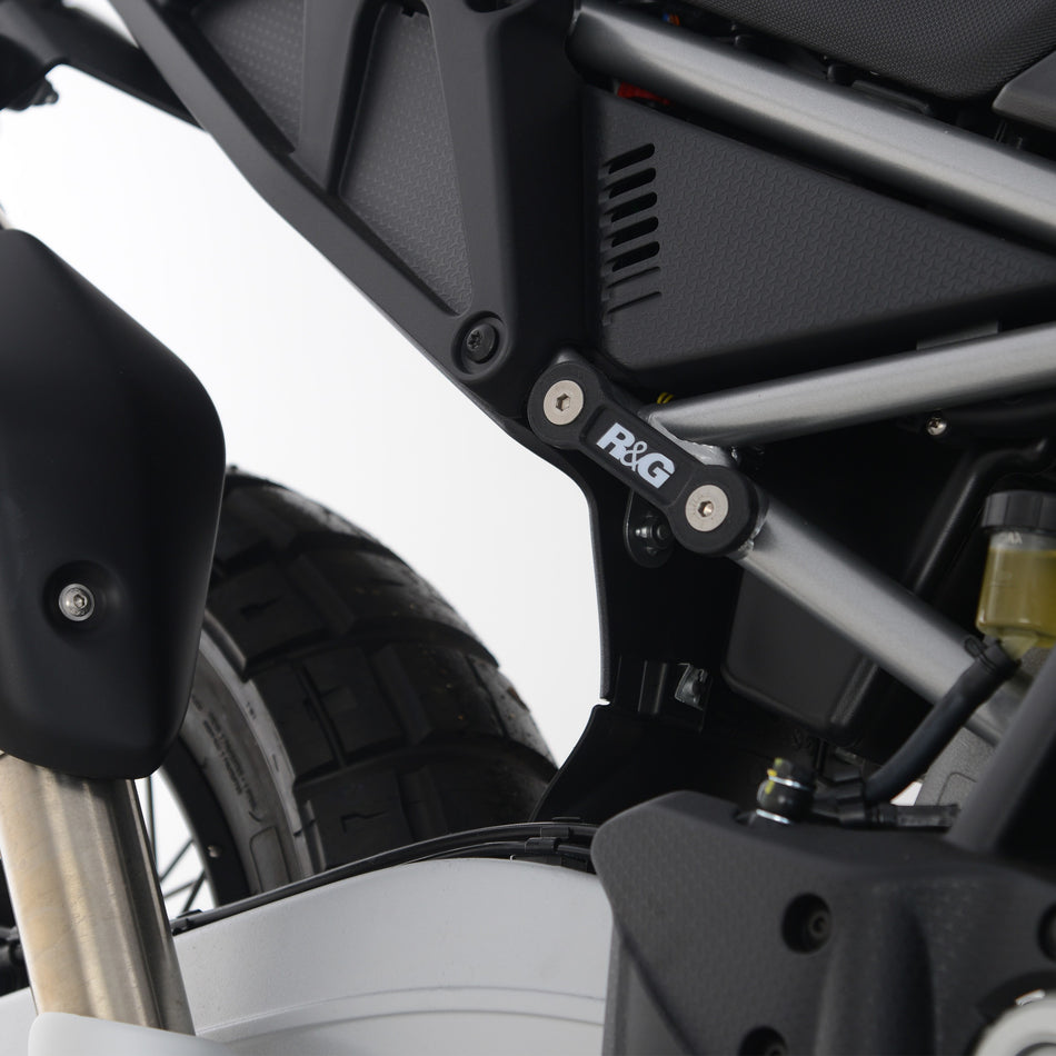 Rear Foot Rest Blanking Plates for the Aprilia Tuareg 660 '22- (Pair)