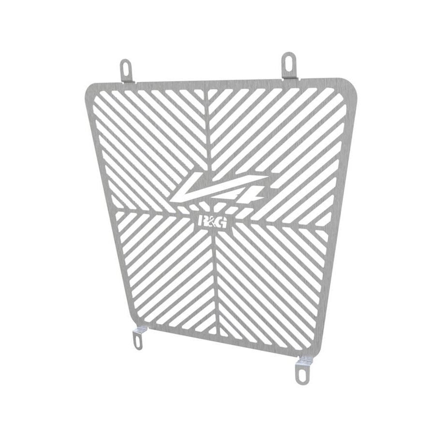 Branded Radiator Guard For Aprilia RSV4 1100 (Factory) ™19- '24/ RSV4 RR/RF 15-18 / Tuono V4 1100 (Factory) 15- '24