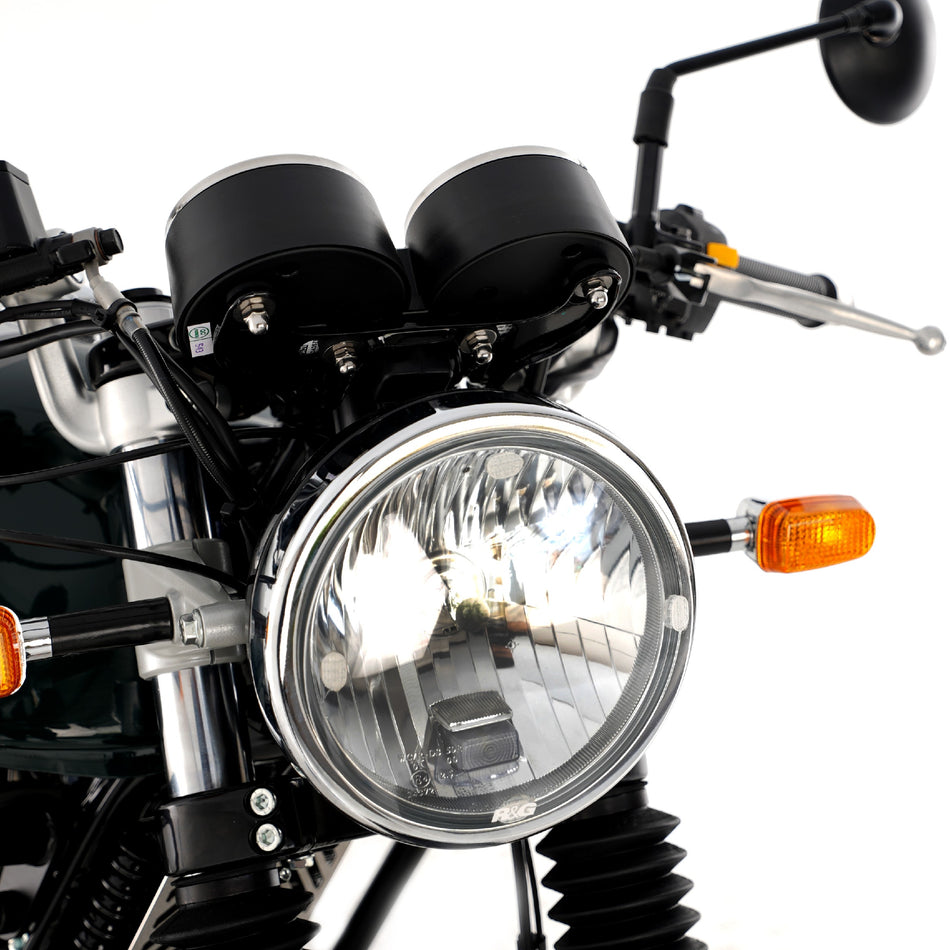 Headlight Shield for Royal Enfield Himalayan '17-, Triumph Speed Twin 1200 19-'21 & Royal Enfield Continental GT 650 19-