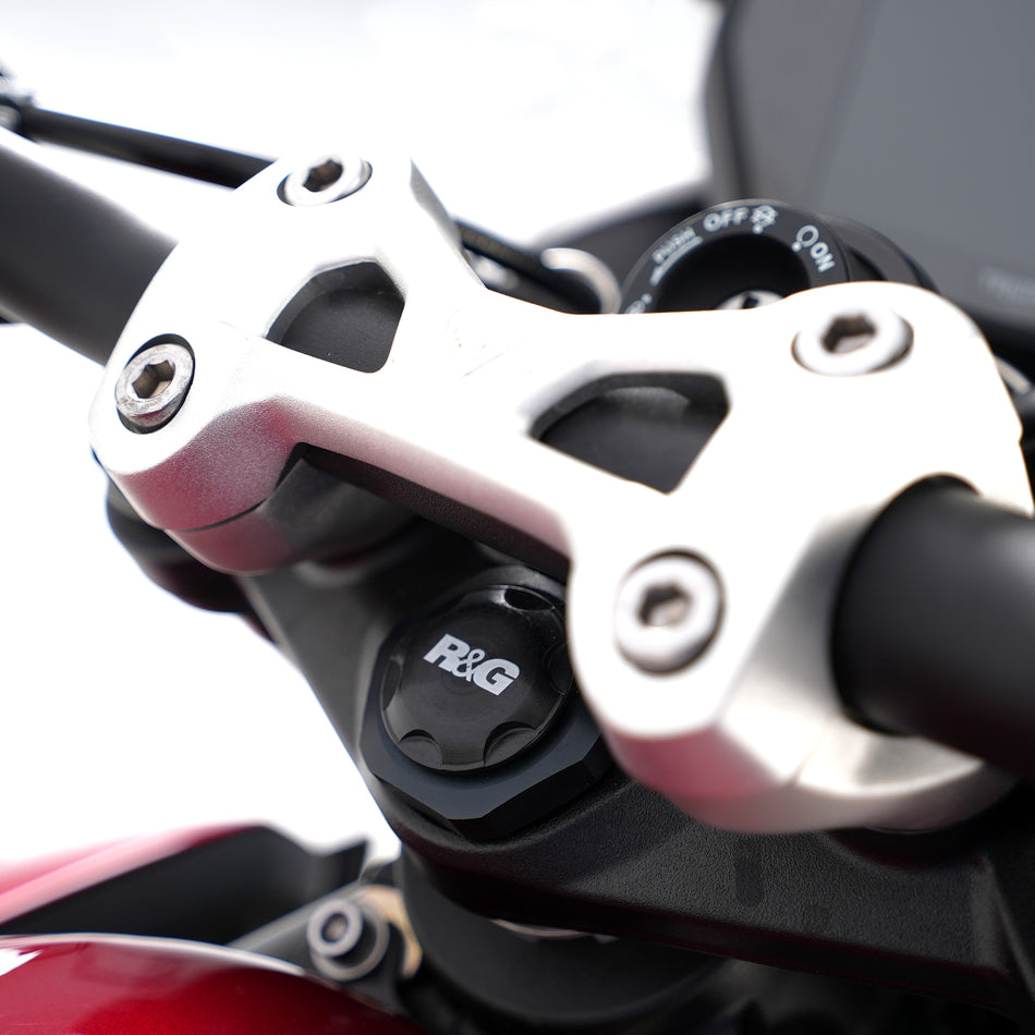 Top Yoke Cap for Triumph Street Triple RX 2015- Triumph Street Triple RS 765 '17-,  Kawasaki Ninja H2 & H2R '15- '24 & Kawasaki ZH2 '20- '24 models.