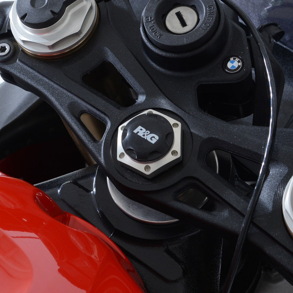 Top Yoke Cap for  BMW S1000RR '19- , S1000R/ Sport/  M Sport '21- '24 & M1000RR '21-'22, Triumph Trident 660 '21- '24,  Daytona 660 '24- & Moto Guzzi V100 '23-