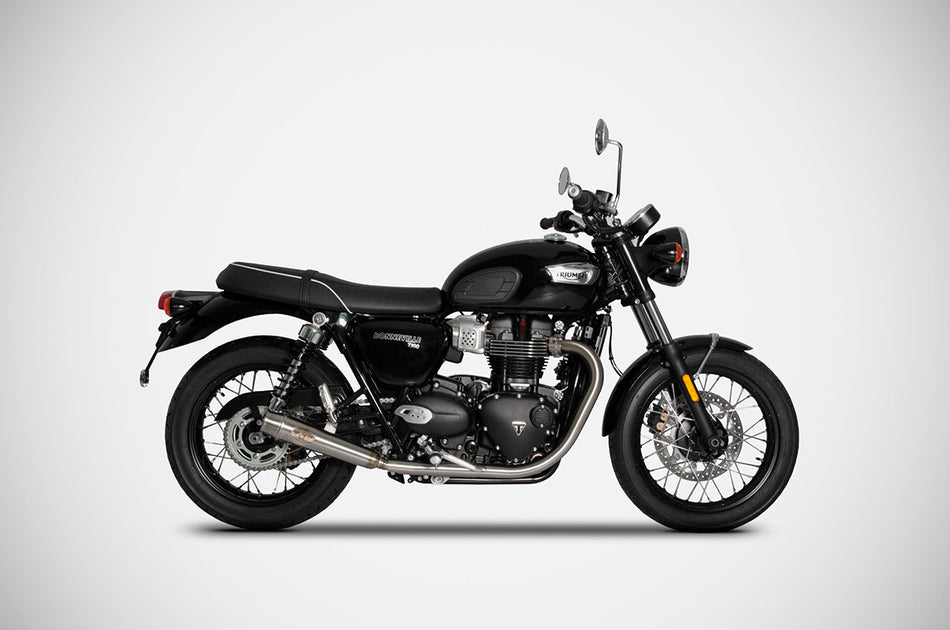 TRIUMPH BONNEVILLE T100 EXHAUST | SLIP-ONS (21-23) : Homologated / - Homologated