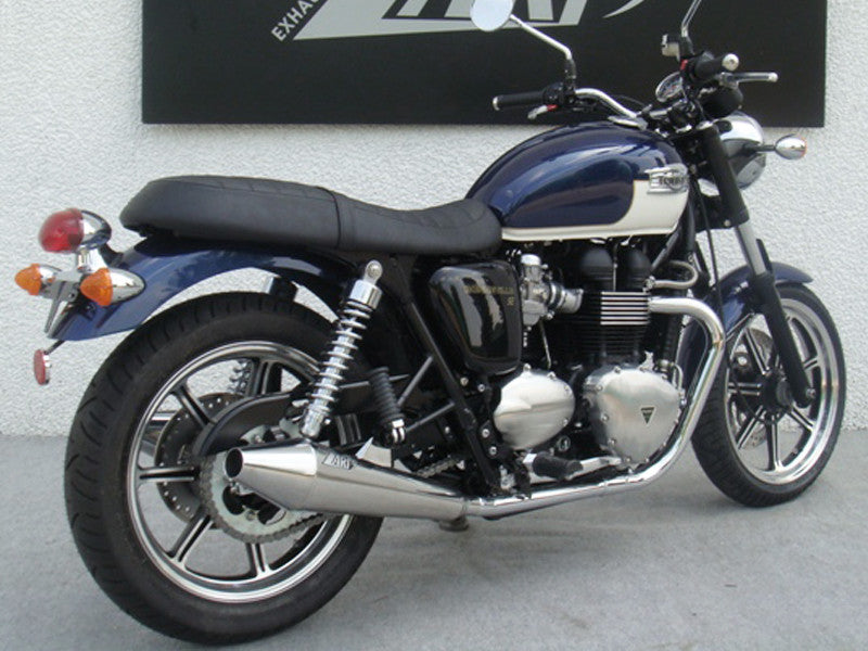 TRIUMPH BONNEVILLE T100 SE EXHAUST | "CONICAL" SLIP-ONS (08-16)