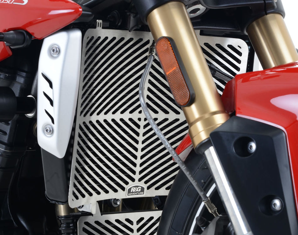 Stainless Steel Radiator Guards for the Triumph Speed Triple S  and R '16- & Speed Triple RS '18-'20