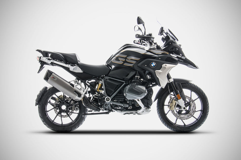 BMW R 1250 GS EXHAUST | SLIP-ON (19-20) : End Cap - Carbon Fiber, Exhaust Material - Stainless Steel, Homologated / Racing - Homologated, Sleeve - Titanium, Type - Slip On