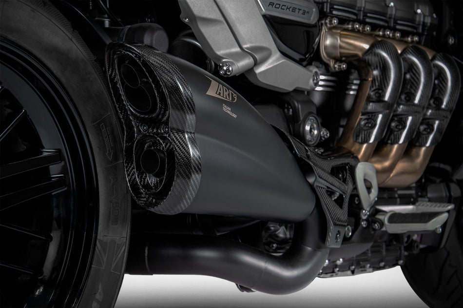 TRIUMPH ROCKET 3 EXHAUST | SLIP-ON (20-23) : Homologated / Racing - Homologated