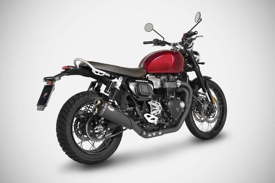TRIUMPH SCRAMBLER 1200 EXHAUST | FULL KIT  (24-25) : Homologated / Racing - Homologated