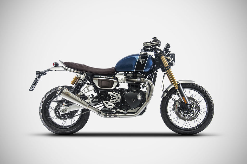 TRIUMPH SCRAMBLER 1200 EXHAUST | FULL KIT (19-20) : Homologated / Racing - Racing