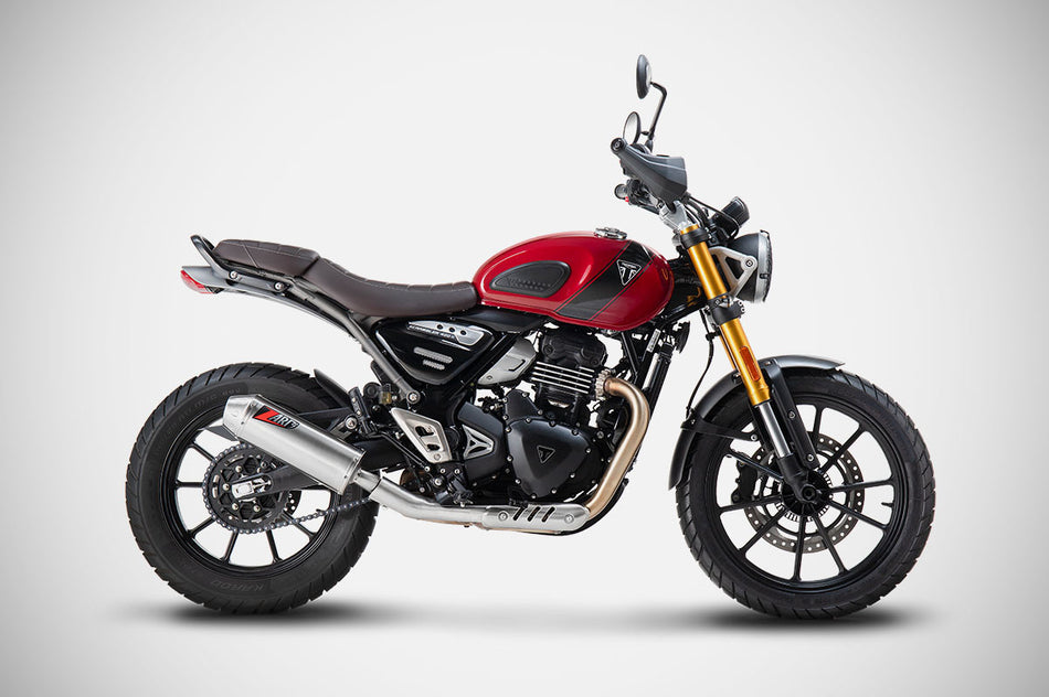 TRIUMPH SCRAMBLER 400 X EXHAUST | SLIP-ON (24-25) : Homologated / - Homologated