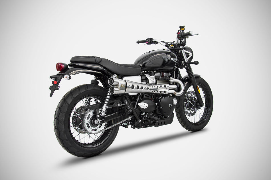TRIUMPH STREET SCRAMBLER 900 EXHAUST | "SPECIAL EDITION" FULL KIT (17-20)