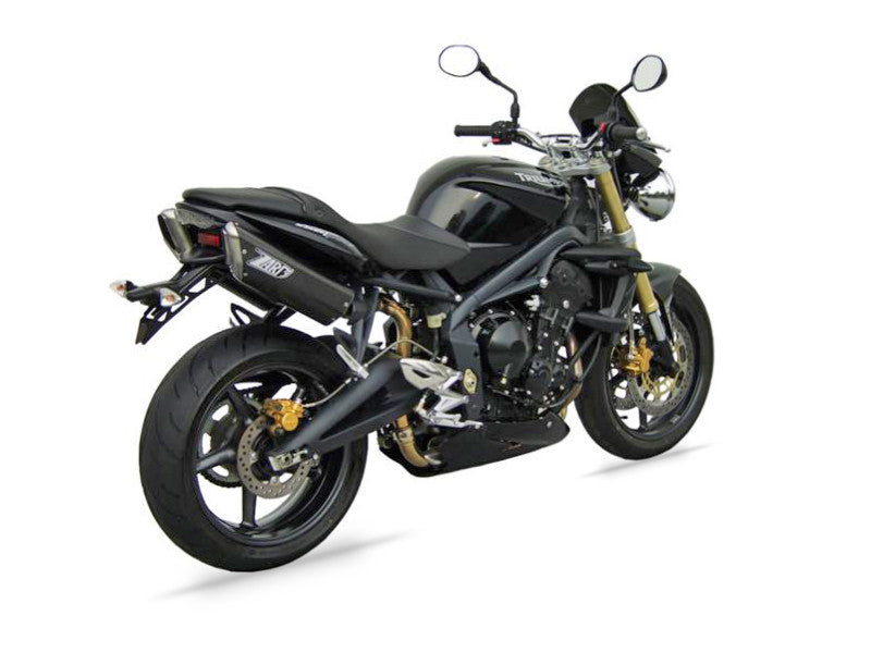 TRIUMPH STREET TRIPLE 675 EXHAUST | "PENTA" SLIP-ONS (07-12) : End Cap - Carbon Fiber