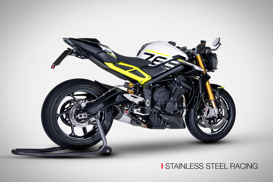 TRIUMPH STREET TRIPLE 765 EXHAUST | FULL KIT (24-25) : Exhaust Material - Titanium