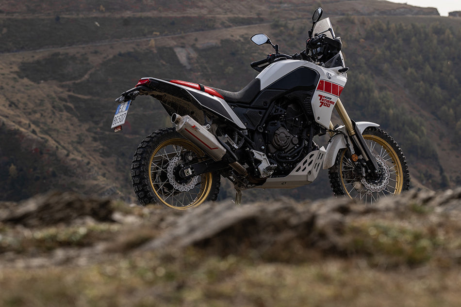 YAMAHA TENERE 700 EXHAUST | "SABBIA" SLIP-ON (21-23) : Homologated / - Homologated