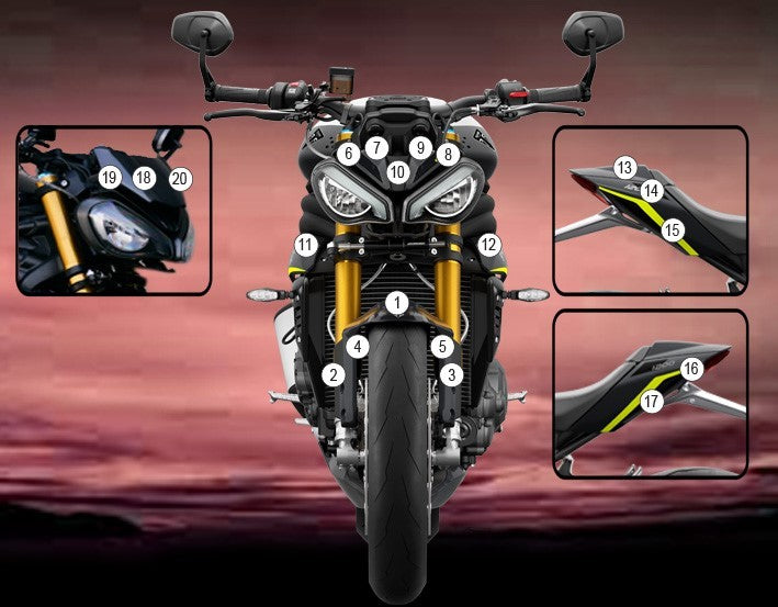 R&G Second Skin for Triumph Speed Triple 1200 RS '25-